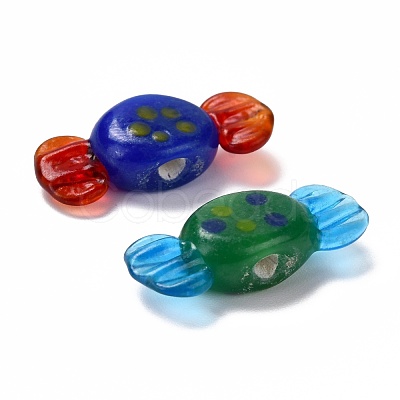 Handmade Lampwork Beads Strands LAMP-I022-24-1