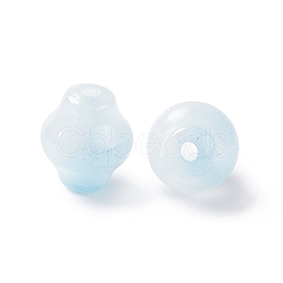 Opaque Glass Beads GLAA-F117-04D-1
