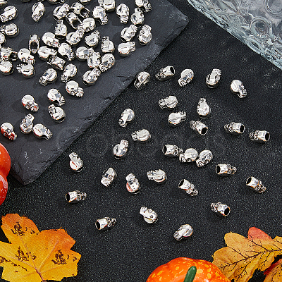 100Pcs Alloy European Beads FIND-FH0011-86-1