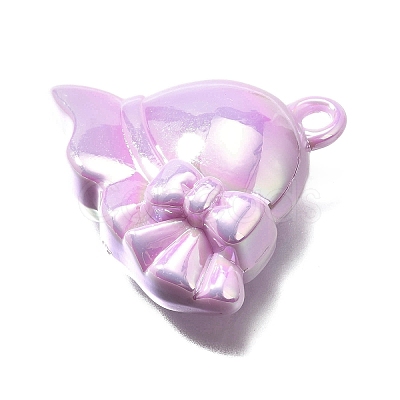 UV Plating Acrylic Pendants OACR-S043-09B-1
