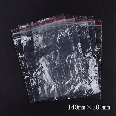 Plastic Resealable Packaging Bags OPP-G001-E-14x20cm-1