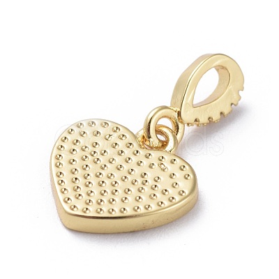 Cubic Zirconia Charms KK-G363-09G-03-1