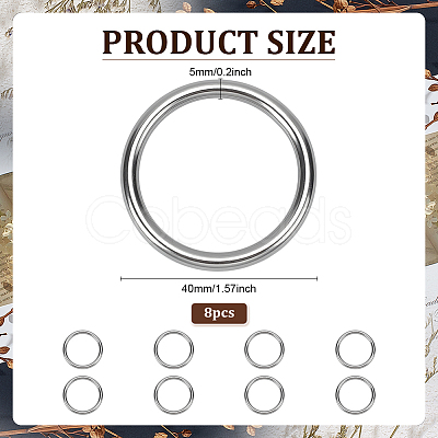 304 Stainless Steel Linking Rings STAS-ME0002-86B-1