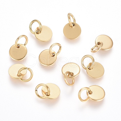 Ion Plating(IP) 304 Stainless Steel Charms STAS-I124-01A-G-1
