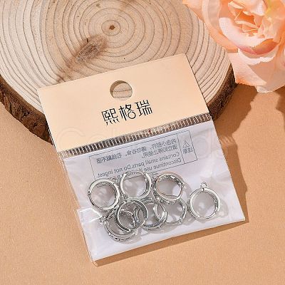 SHEGRACE Brass Hoop Earrings Findings XGR0151P-89P-1