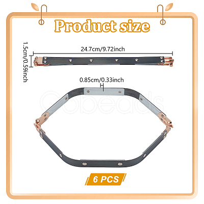 Iron Purse Internal Flex Frame PURS-WH0002-024B-1