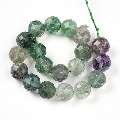 Natural Fluorite Beads Strands G-T140-19C-1