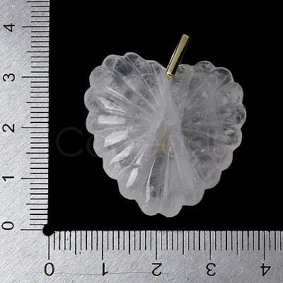 Natural Quartz Crystal Carved Pendants G-C276-01G-09-1