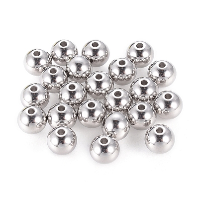 Non-Tarnish Stainless Steel Beads LS-X-STAS-R033-8mm-1