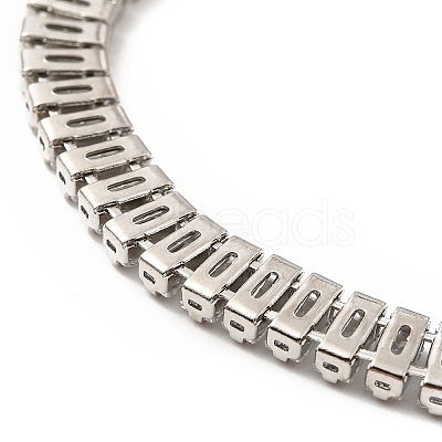 Clear Cubic Zirconia Tennis Bracelets BJEW-A132-20P-1