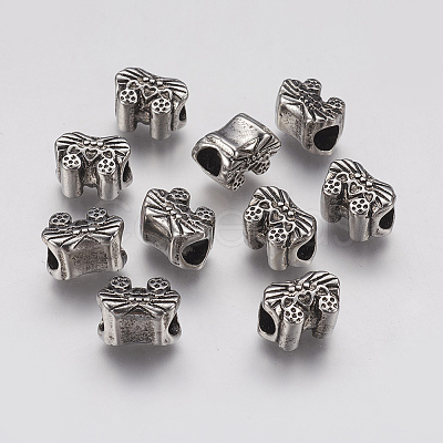 Ion Plating(IP) 304 Stainless Steel European Beads STAS-J022-016AS-1