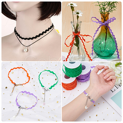 Wave Bending Fringe Trim OCOR-GF0001-16G-1