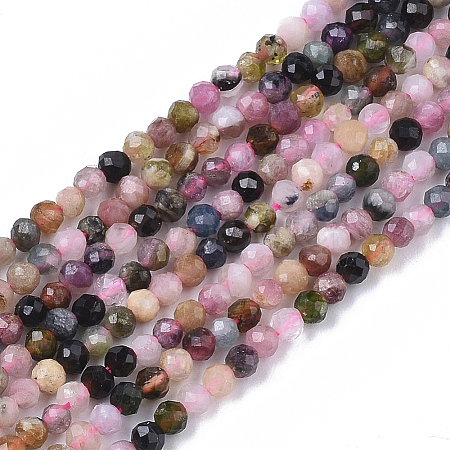 Natural Tourmaline Beads Strands LS-G-S361-2mm-017-1