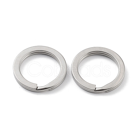 Non-Tarnish 304 Stainless Steel Split Key Rings STAS-Q314-01C-P-1
