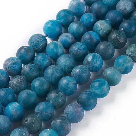 Natural Apatite Beads Strands LS-G-F617-02-8mm-1