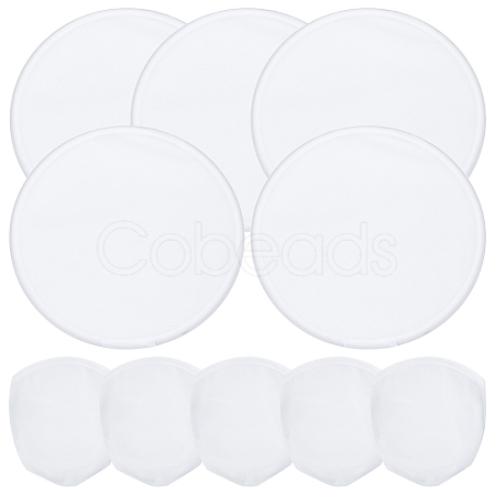 Sublimation Blank Polyester Folding Fan AJEW-WH0010-57B-1