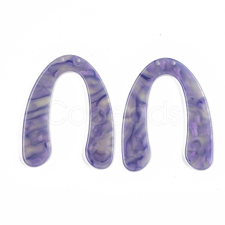 Cellulose Acetate(Resin) Big Pendants X-KY-S157-17A-1
