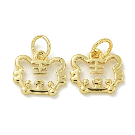 Rack Plating Brass Pendants KK-K386-01I-G-1