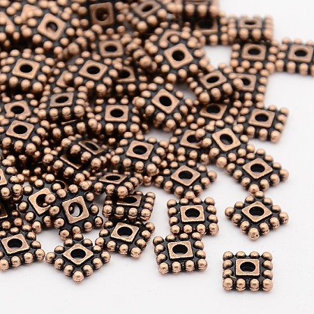 Tibetan Style Alloy Spacer Beads LS-TIBEB-P002-02R-NR-1
