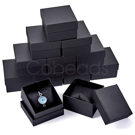 Square Paper Jewelry Bracelet Gift Boxes CON-TAC0010-91H-1