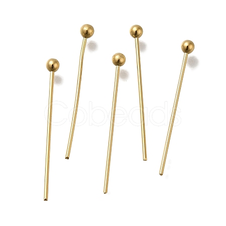 Brass Ball Head Pins KK-H502-03L-G-1