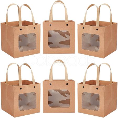 Craft Paper Handbags CARB-WH0018-03A-1