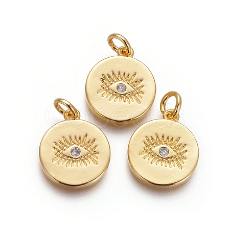 Brass Pendants X-KK-I656-14G-1