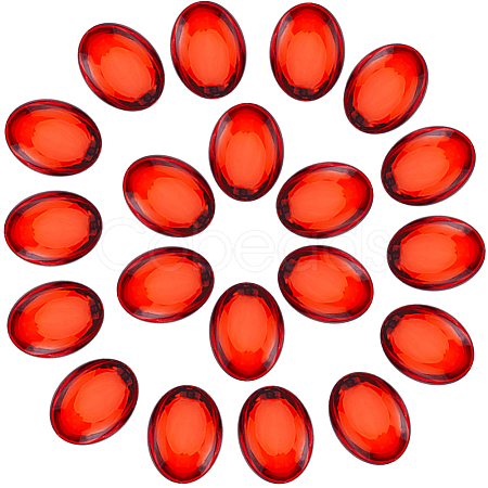 Acrylic Rhinestone Cabochons DIY-GF0009-15-1