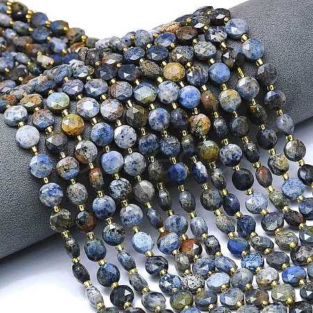 Natural Dumortierite Beads Strands G-C116-A81-02-1