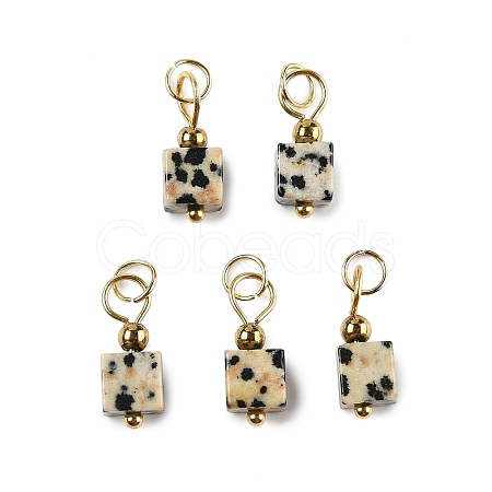 Natural Dalmatian Jasper Pendants STAS-Z129-01G-06-1