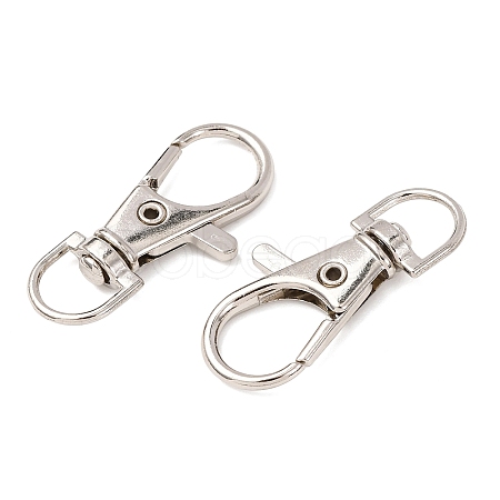 Alloy Swivel Lobster Claw Clasps E168-1