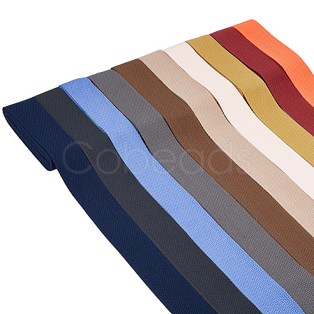20 Yards 10 Colors Polycotton Ribbon OCOR-NB0002-80-1