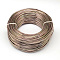 Round Aluminum Wire, Bendable Metal Craft Wire, for DIY Jewelry Craft Making, Camel, 7 Gauge, 3.5mm, 20m/500g(65.6 Feet/500g)