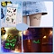 Luminous Removable Temporary Water Proof Tattoos Paper Stickers, Glow in the Dark Stickers, Butterfly, 12x7.5cm