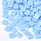 MIYUKI TILA Beads, Japanese Seed Beads, 2-Hole, (TL413) Opaque Deep Sky Blue, 5x5x1.9mm, Hole: 0.8mm, about 1180pcs/bag, 100g/bag