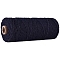 100M Round Cotton Cord, for Gift Wrapping, DIY Craft, Black, 2mm, about 109.36 Yards(100m)/Roll