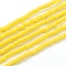 Handmade Polymer Clay Beads Strands, for DIY Jewelry Crafts Supplies, Heishi Beads, Disc/Flat Round, Gold, 4x0.5~1mm, Hole: 1.4mm, about 350~410pcs/strand, 15.75 inch~16.14 inch(40~41cm)