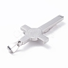 Tarnish Resistant 304 Stainless Steel Pendants STAS-N017-13P-3