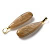 Natural Sunstone Pendants G-Q192-07G-07-2