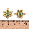 MIYUKI & TOHO Handmade Japanese Seed Beads Links SEED-A027-Z16-3