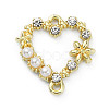 Alloy Crystal Rhinestone Links FIND-WH0110-040LG-2