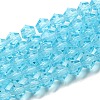 Transparent Glass Beads Strands EGLA-A039-T4mm-D20-1
