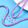Handmade Polymer Clay Beads Strands CLAY-CJC0015-01J-7