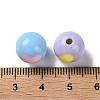 Two Tone Opaque Acrylic Beads SACR-I005-07B-3