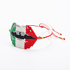 Glass Seed Braided Bead Bracelet BJEW-A121-14A-3