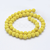 Natural Lava Rock Beads Strands G-F531-6mm-G15-2