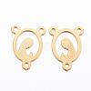 Ion Plating(IP) 304 Stainless Steel Chandelier Component Links STAS-H378-10G-2