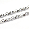 Tarnish Resistant 304 Stainless Steel Rolo Chains CHS-L001-28-7mm-1