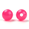 Opaque Plastic Beads X-KY-T005-6mm-625-2