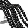 Natural Lava Rock Round Bead Strands X-G-M169-10mm-03-4